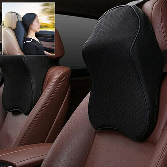 Ergonomic car seat neck support cushion