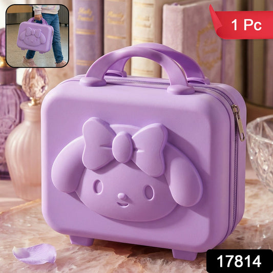 Kids Bear-Shaped Hard Shell Storage Carry Case with Handle (Mix Design)